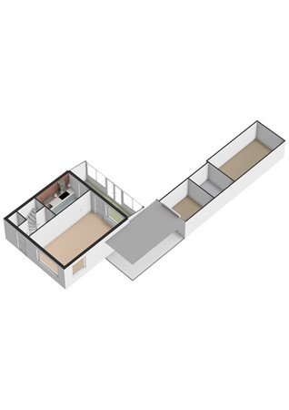 Floorplan - Pastoor Beenenstraat 23, 7038 AP Zeddam